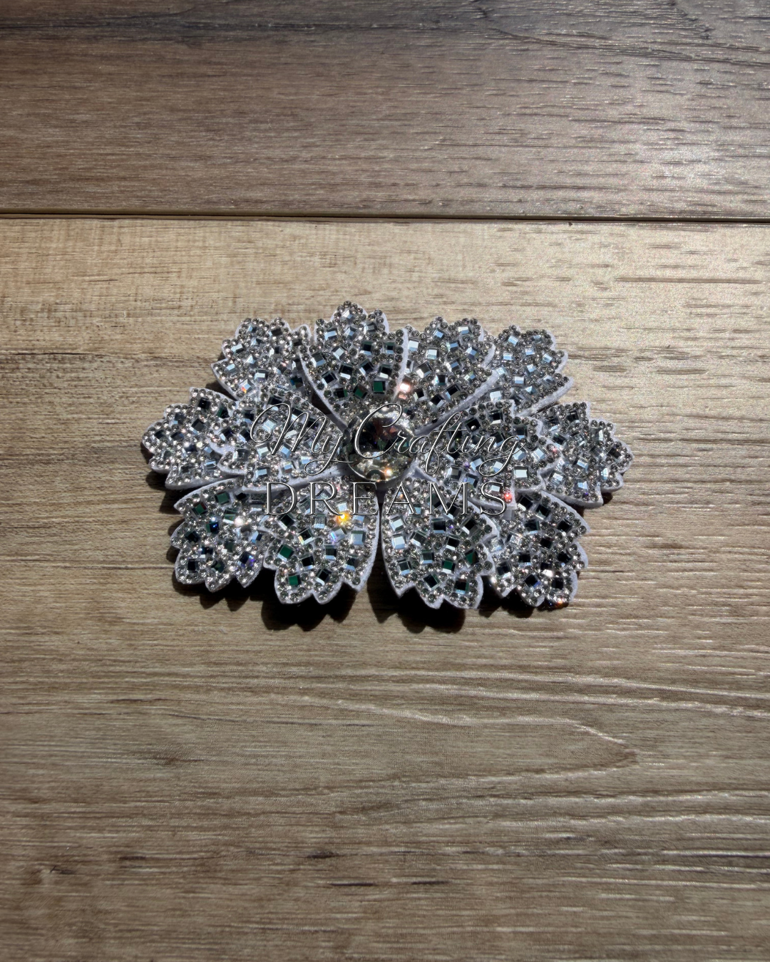 Rhinestone Floral Appliques