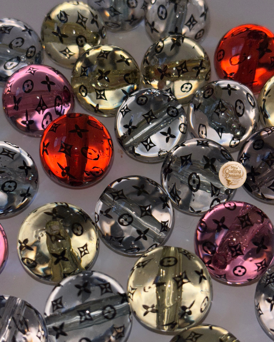 Designer Inspired Acrylic Beads