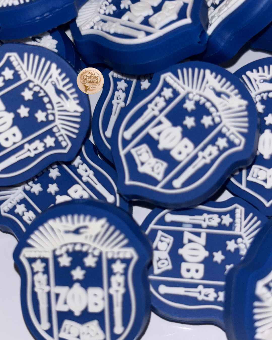 Rubber Sorority-Inspired Focal Beads – Soft, Stylish, & Sisterhood Approved