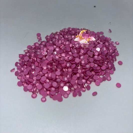 Pink Latte (Pink Mocha Glass Rhinestones)