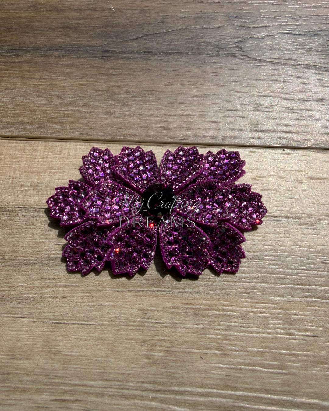 Rhinestone Floral Appliques