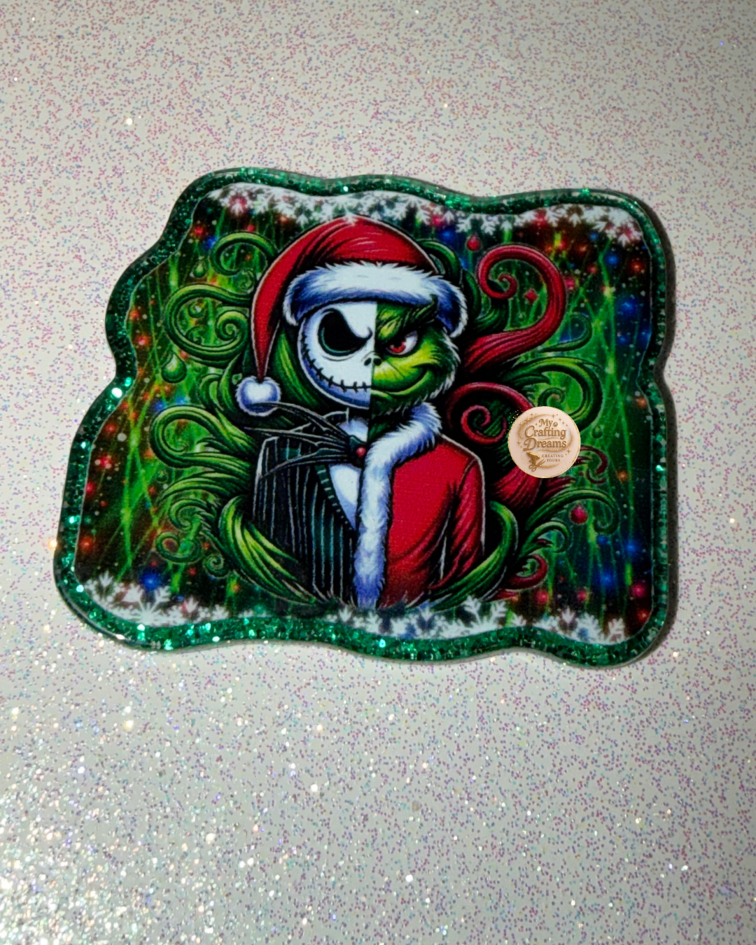 Character-Themed Glitter Acrylics