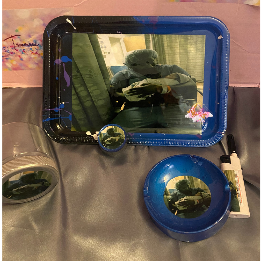 Custom Rolling Tray Sets