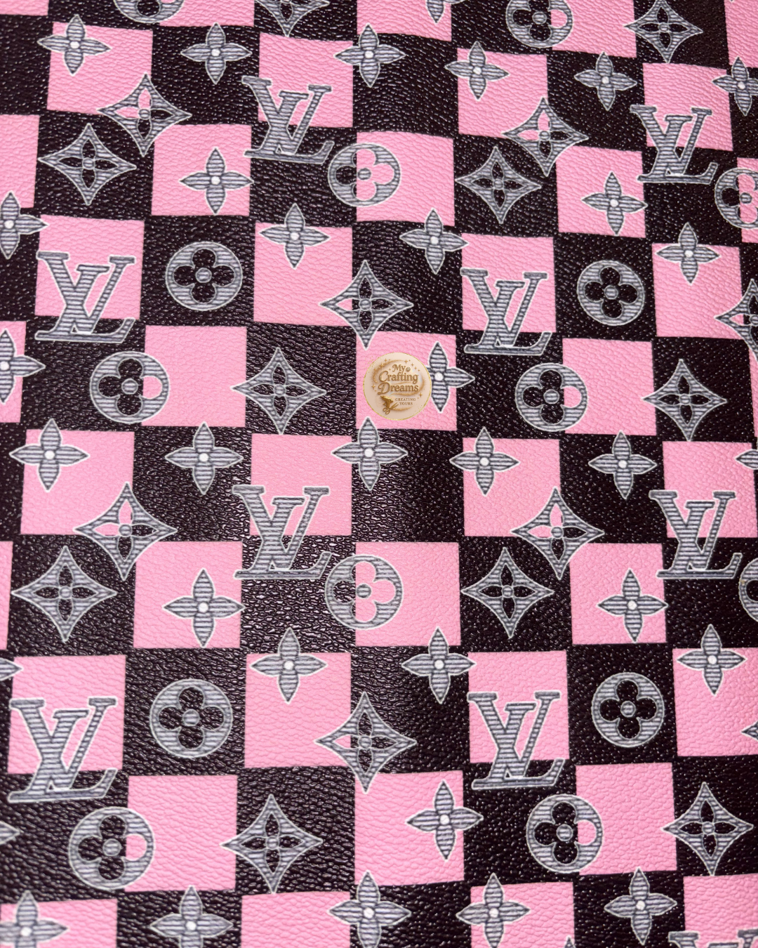 LV Inspired Faux Leather Sheets