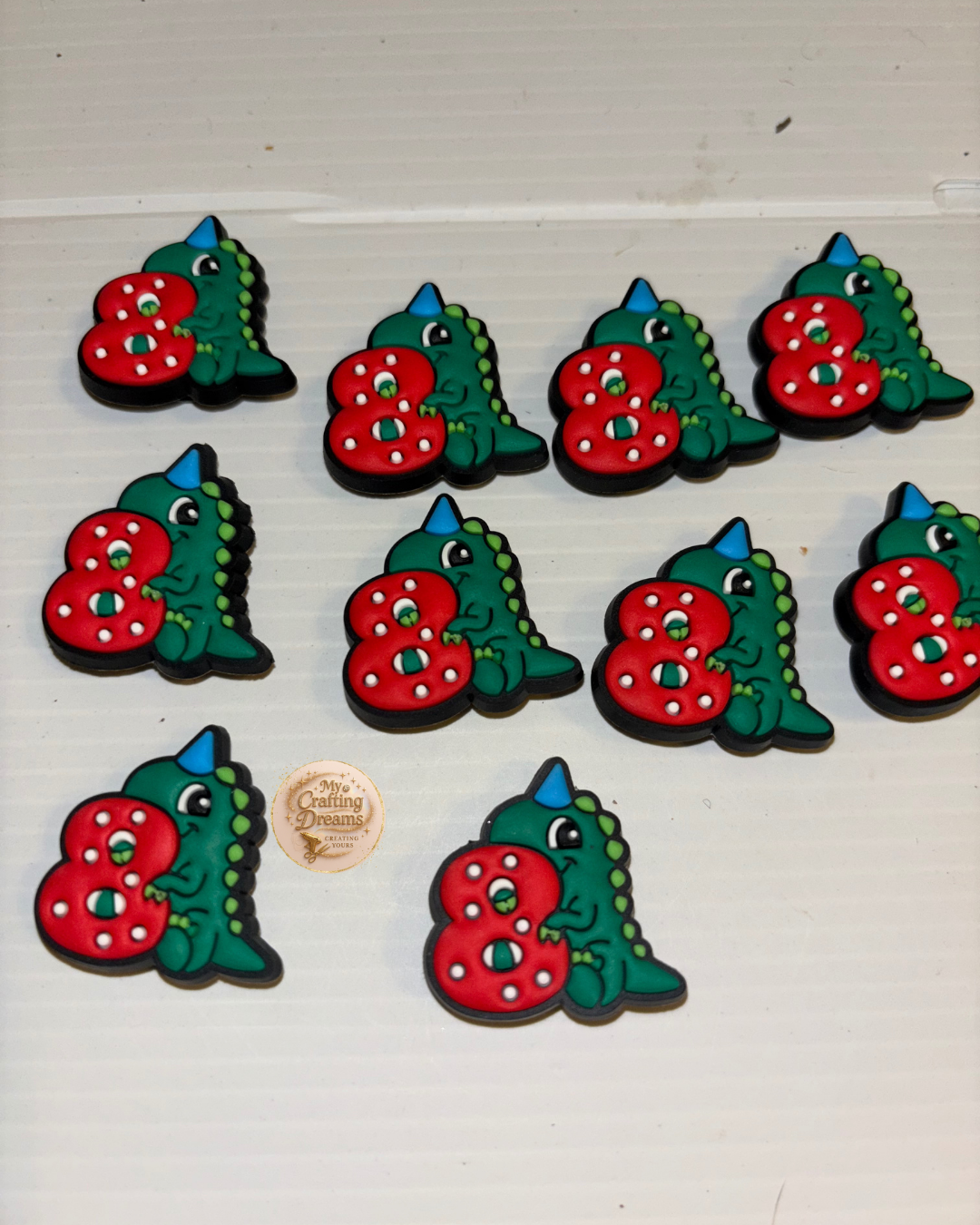Dinosaur Number Croc Charms – Learn, Roar & Explore!