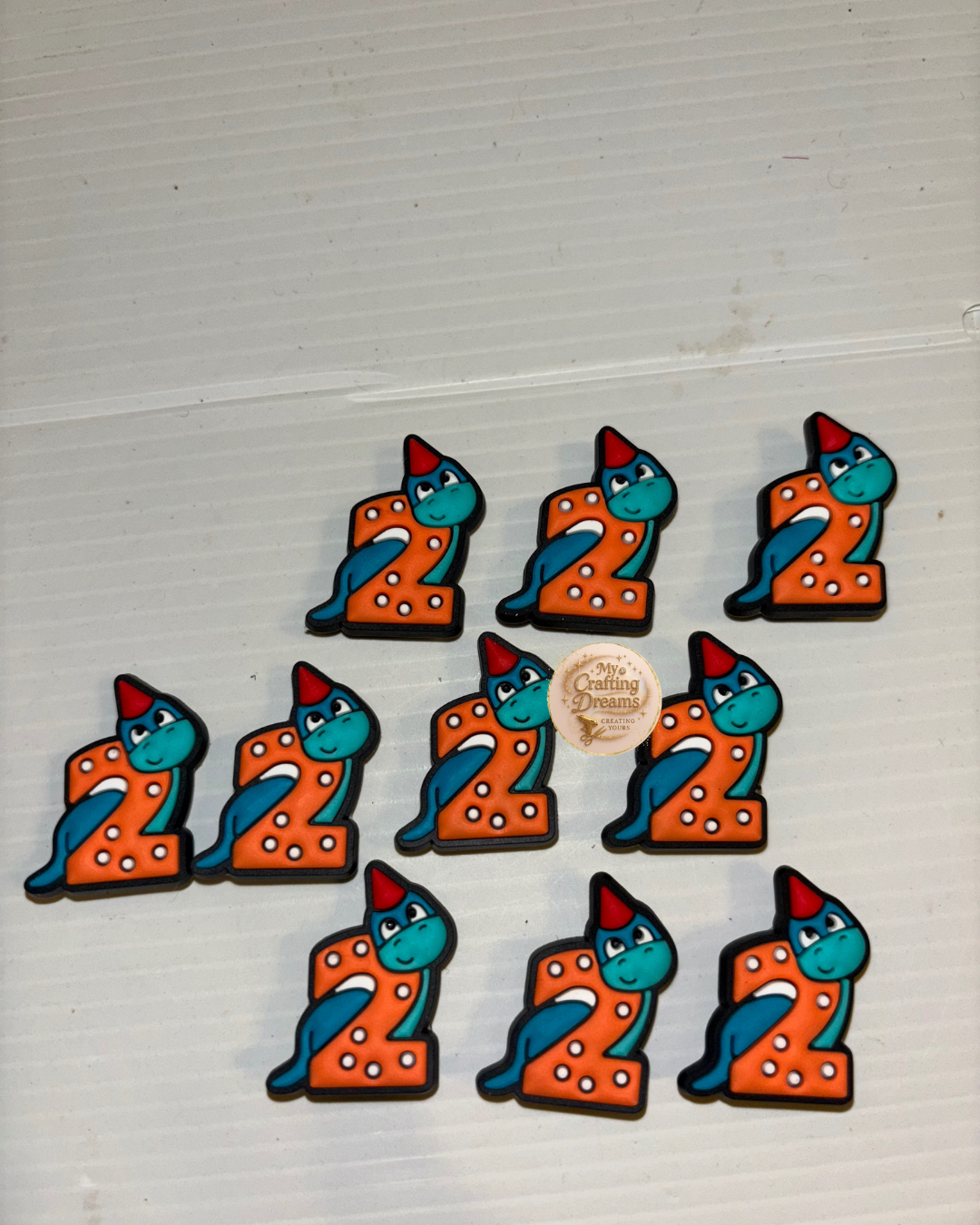 Dinosaur Number Croc Charms – Learn, Roar & Explore!