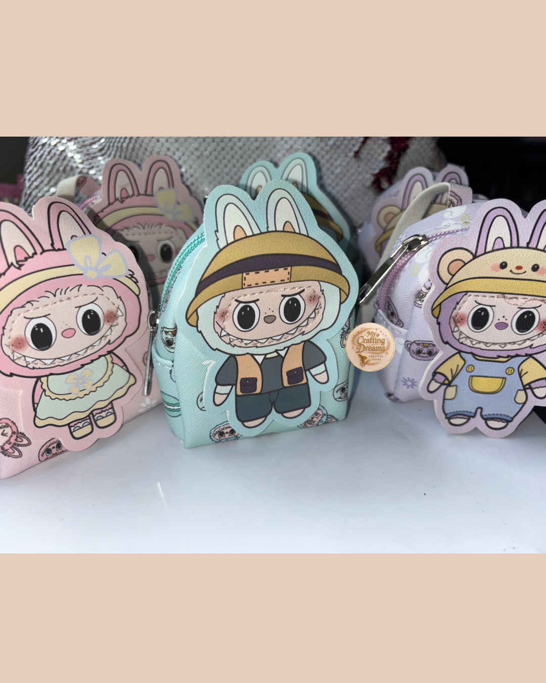 🎒 Labubu Mini Backpack Keychains 🎒