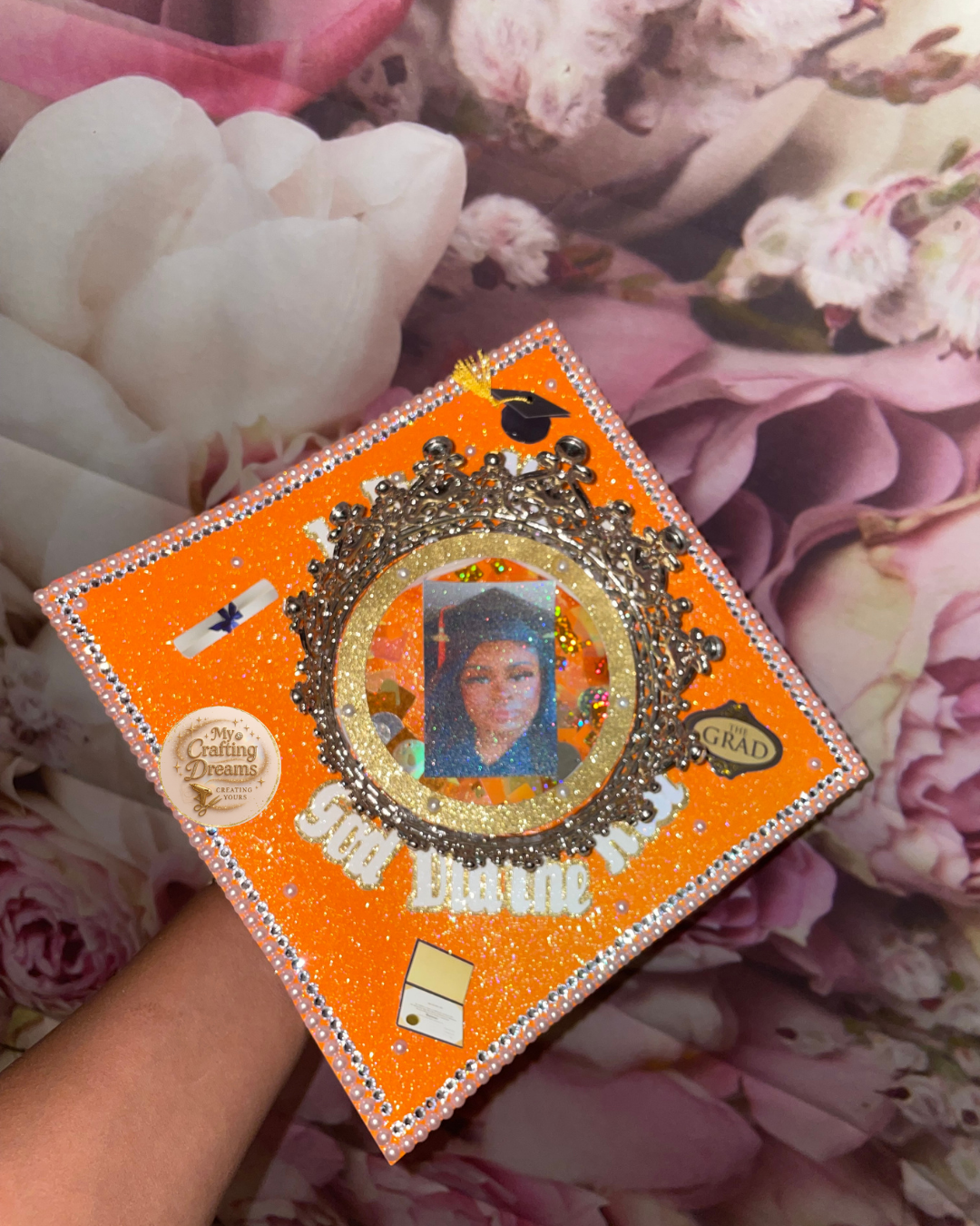 Custom Graduation Cap Topper **PLEASE READ THE DESCRIPTION**