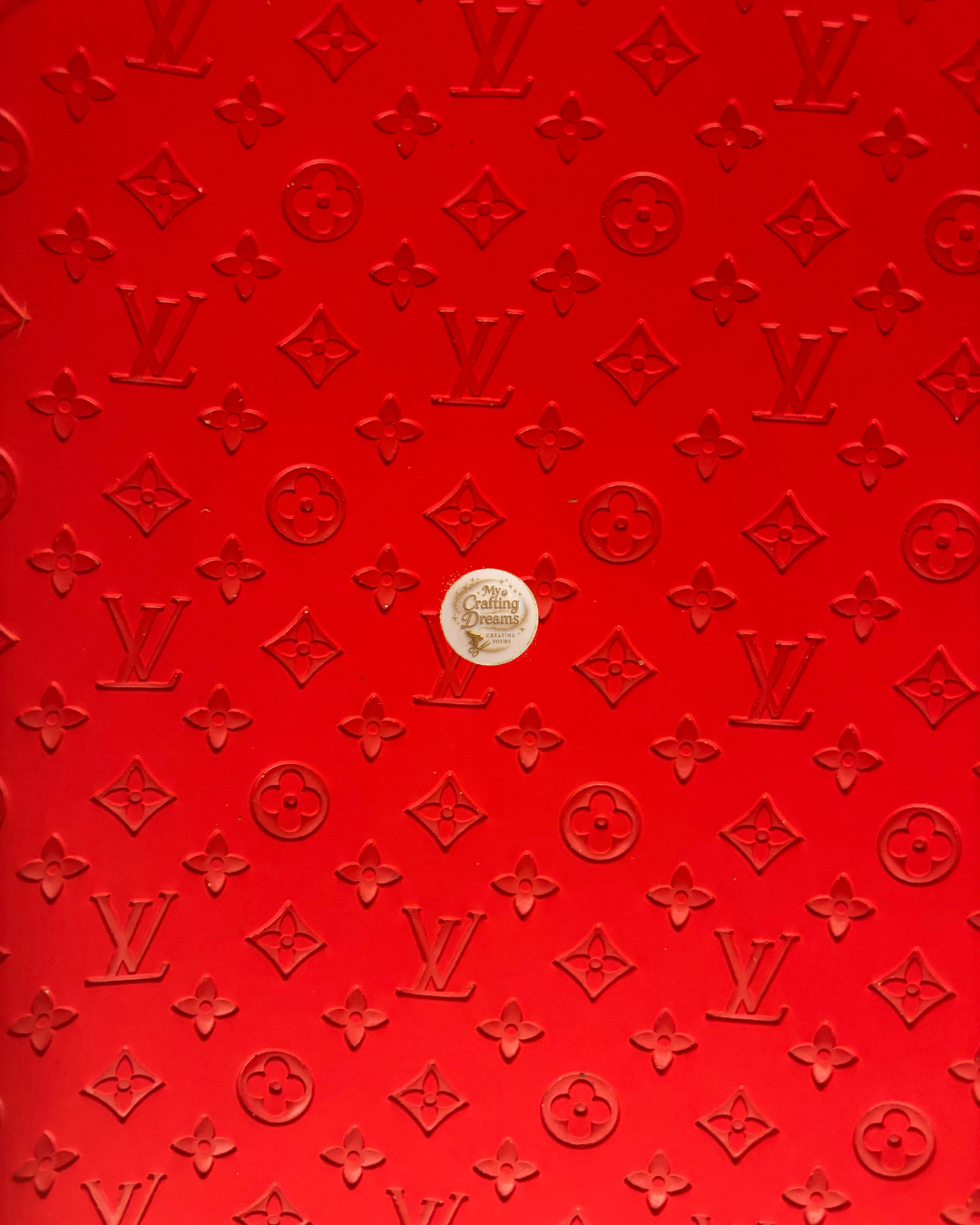 LV Inspired Faux Leather Sheets