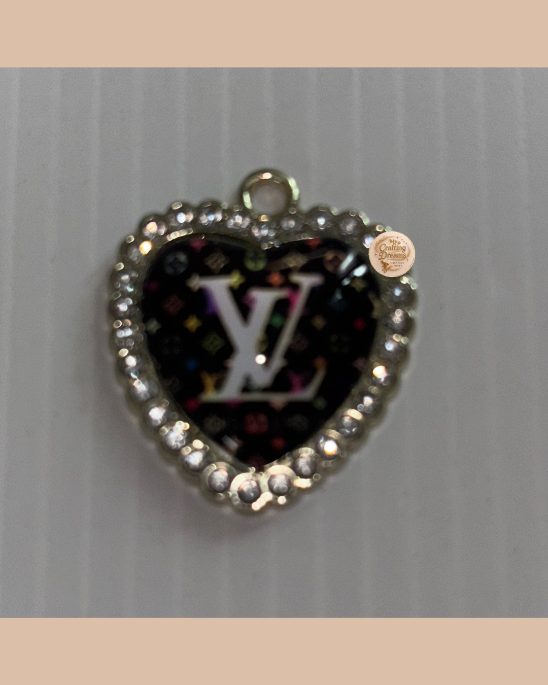 LV Inspired Metal Charms