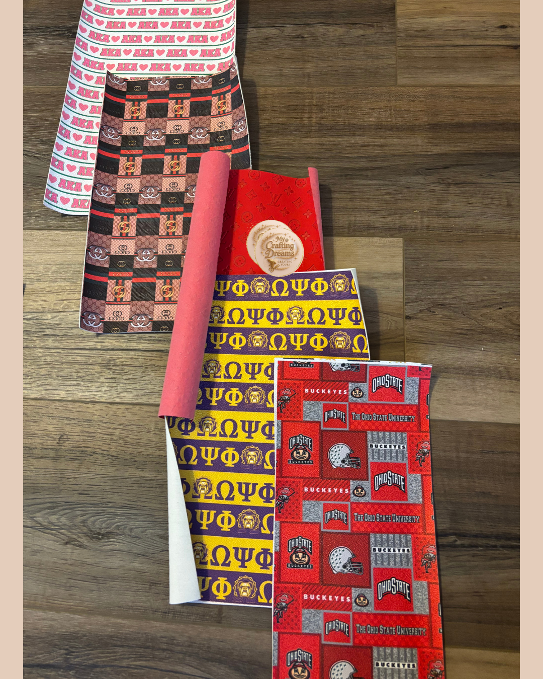 Faux Leather Scrap Bundles