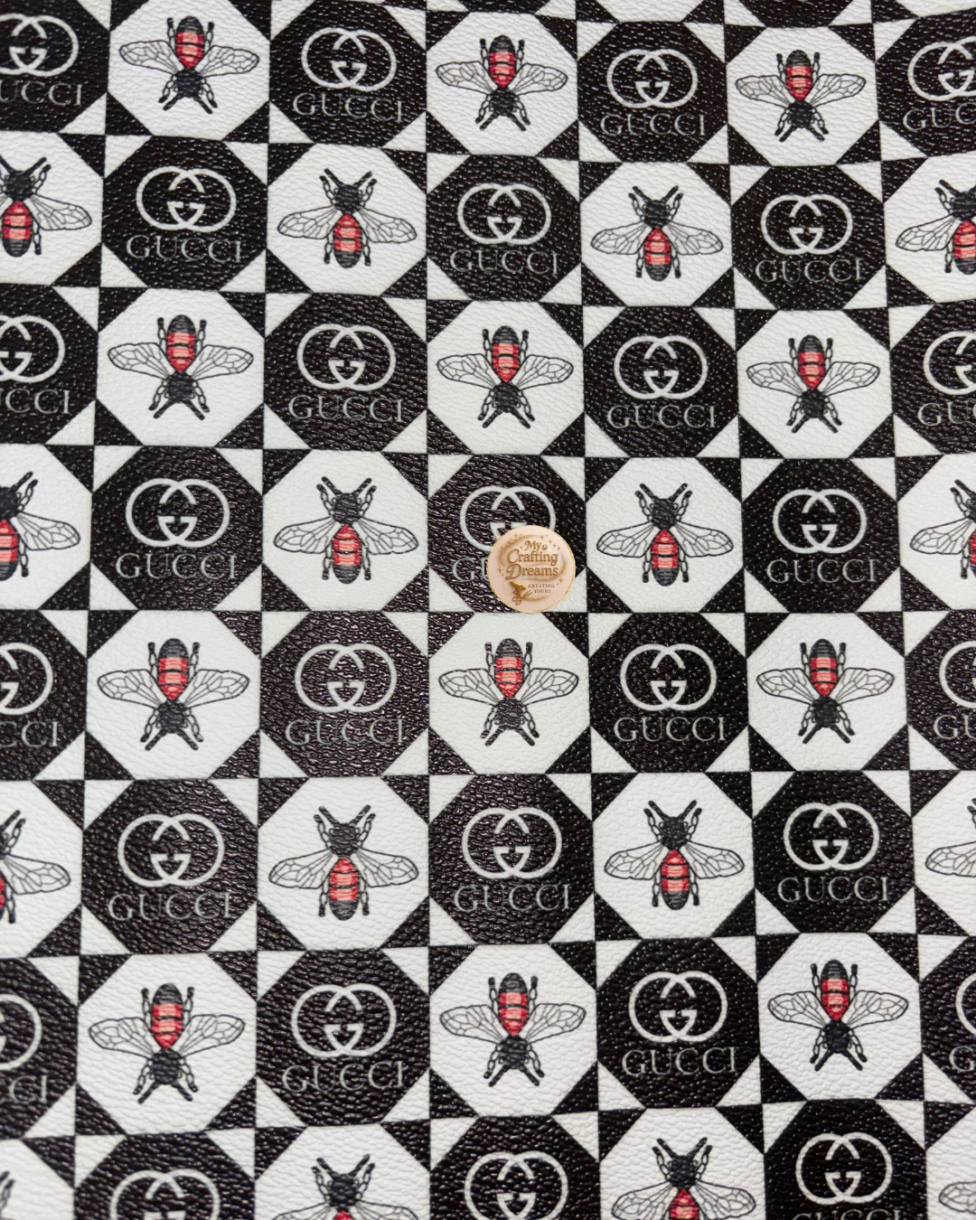 Gucci Inspired Faux Leather Sheets