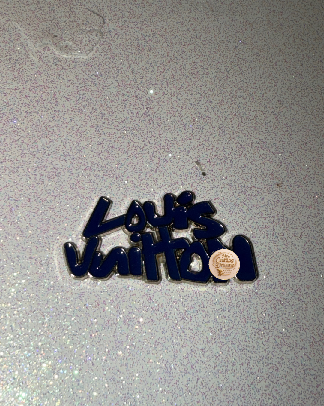 🤎 LV-Inspired Metal Charms (Flatback)