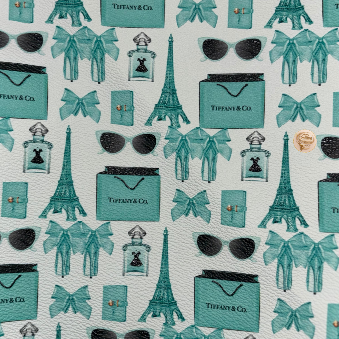 Tiffany Inspired Faux Leather