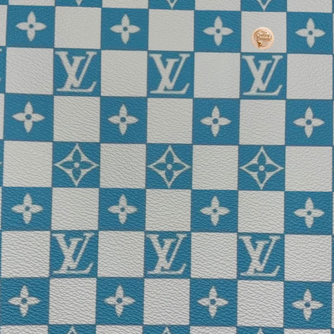 LV Inspired Faux Leather Sheets