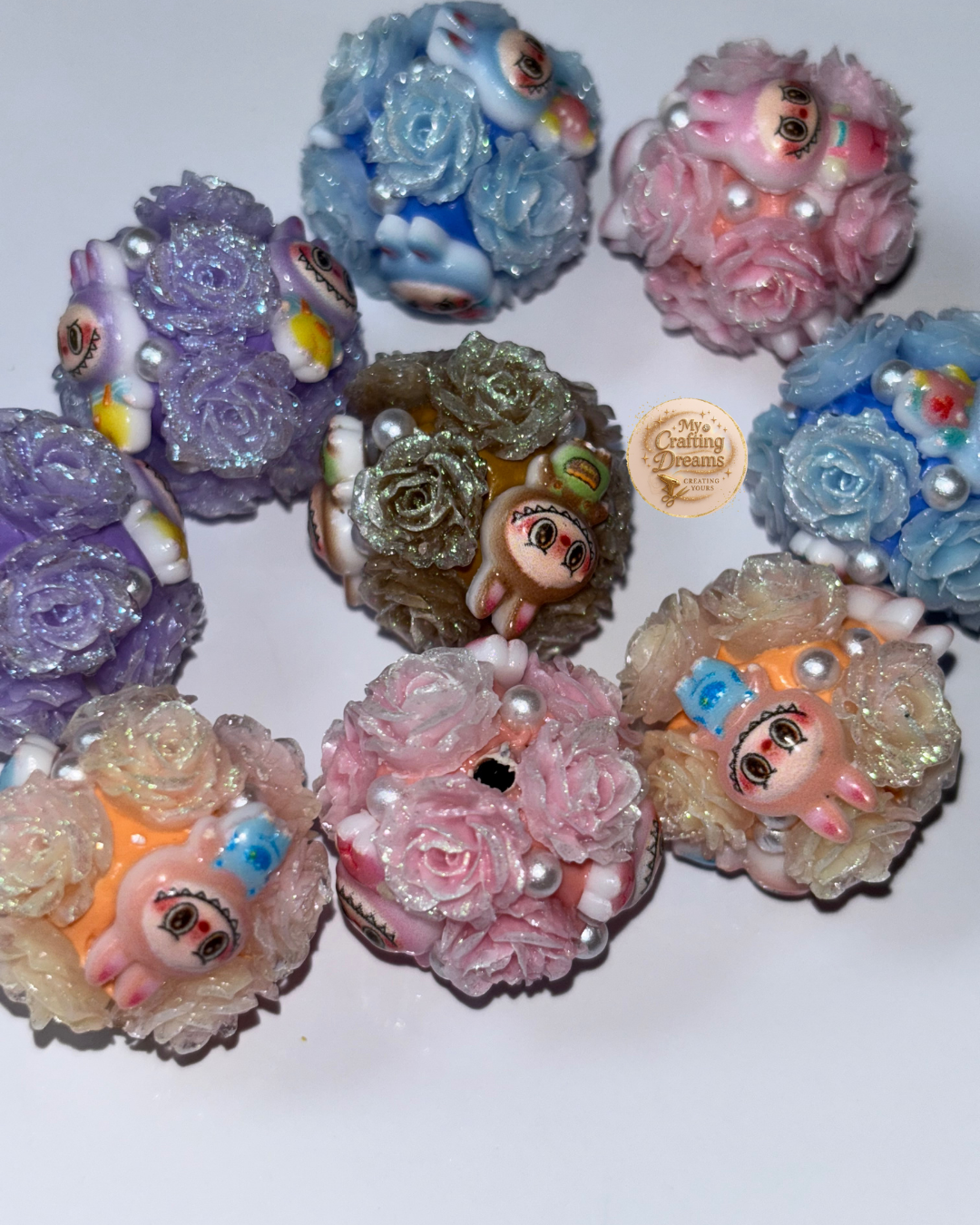 Character 3D 20mm Beads