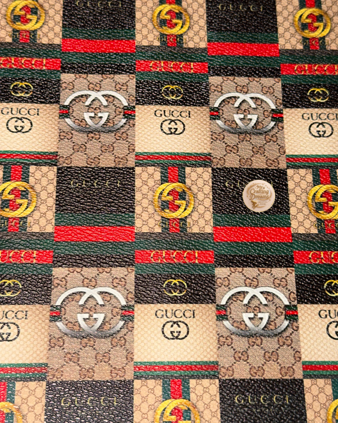 Gucci Inspired Faux Leather Sheets