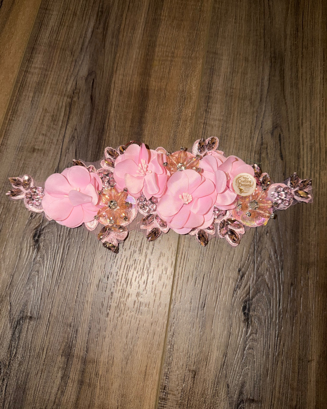 ✨ 3D Luxury Bling Flower Appliqué (Patches - Sew On) ✨