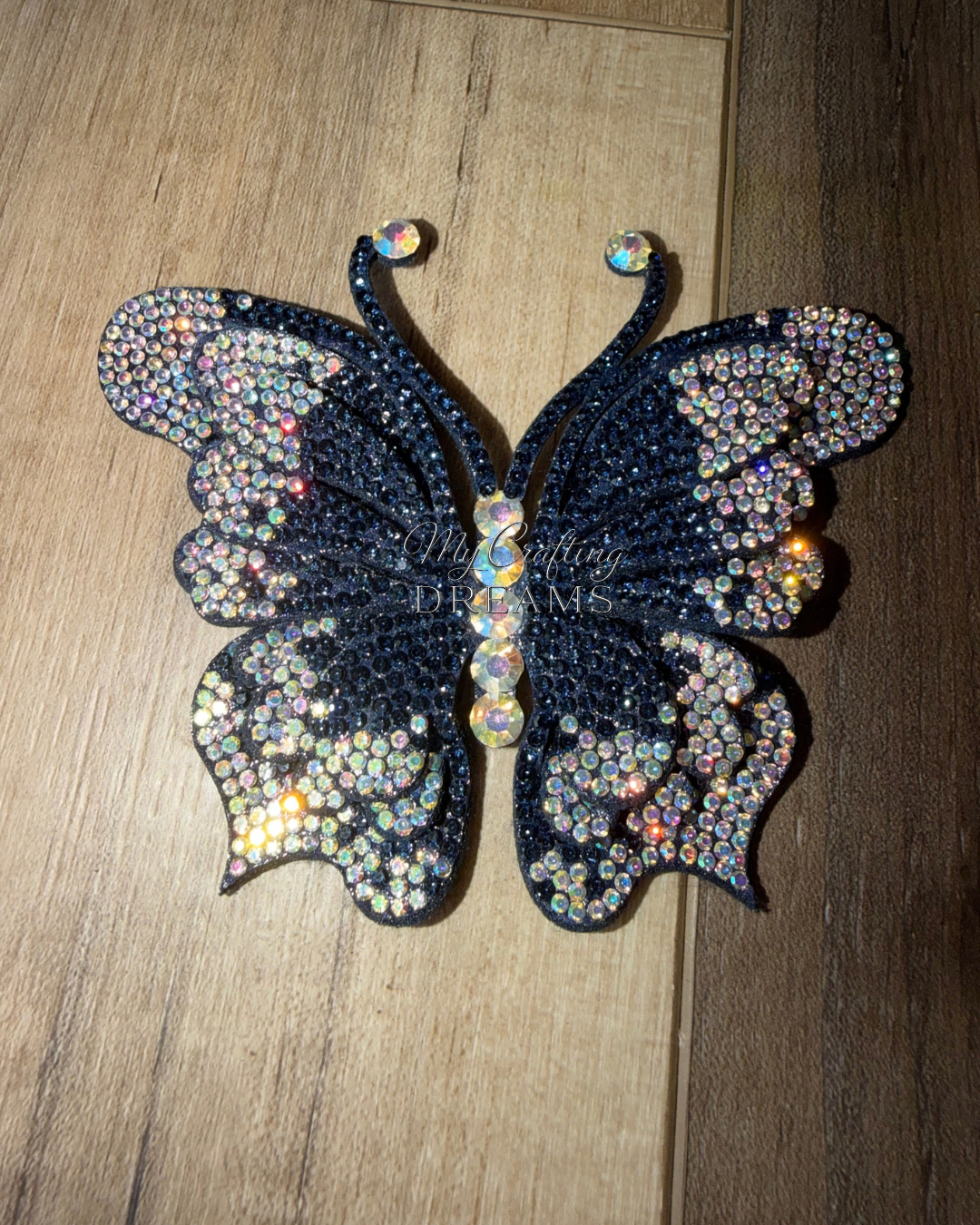 Rhinestone Butterfly Appliques