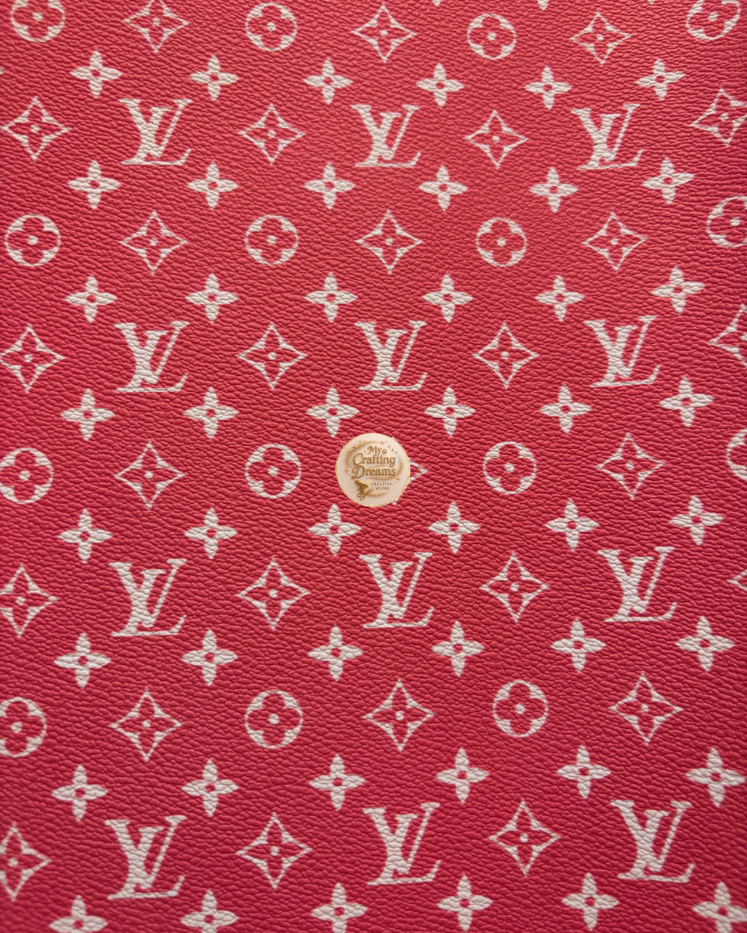 LV Inspired Faux Leather Sheets