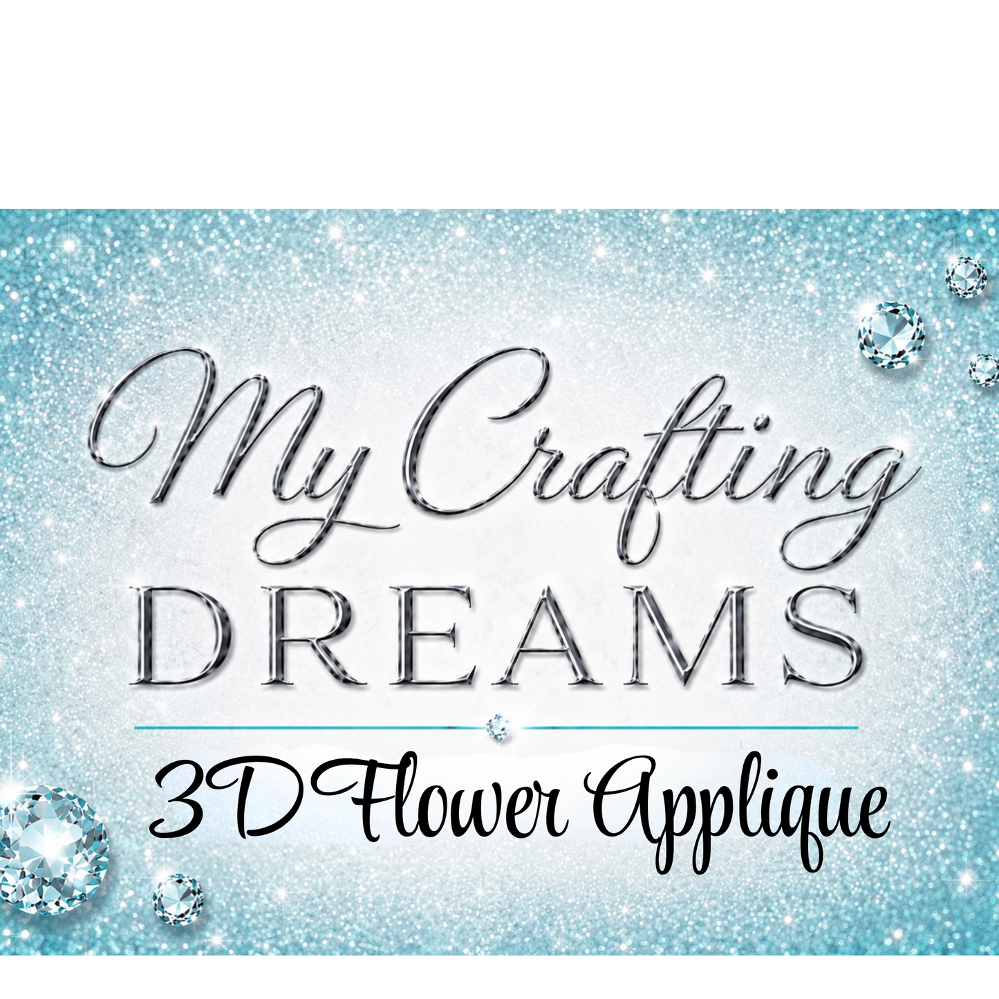 3D Flower Appliqués (Patches) – Couture Crafting Essentials