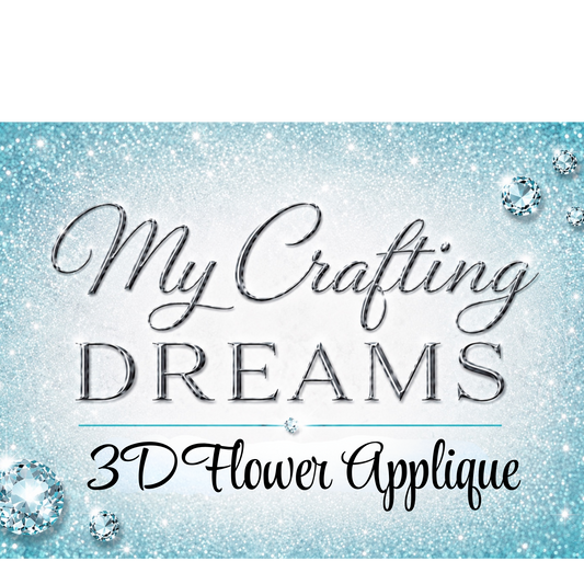 3D Flower Appliqués (Patches) – Couture Crafting Essentials