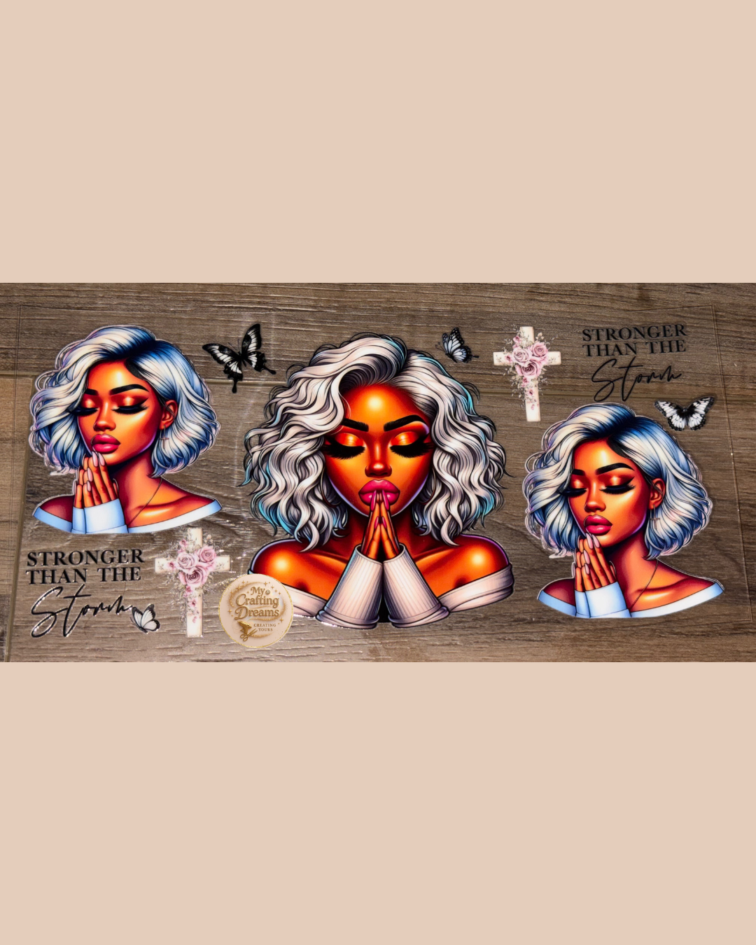 ✝️✨ Black Women Empowerment & Faith UV DTF Wraps Buy 8 Get 2 Free Mix & Match