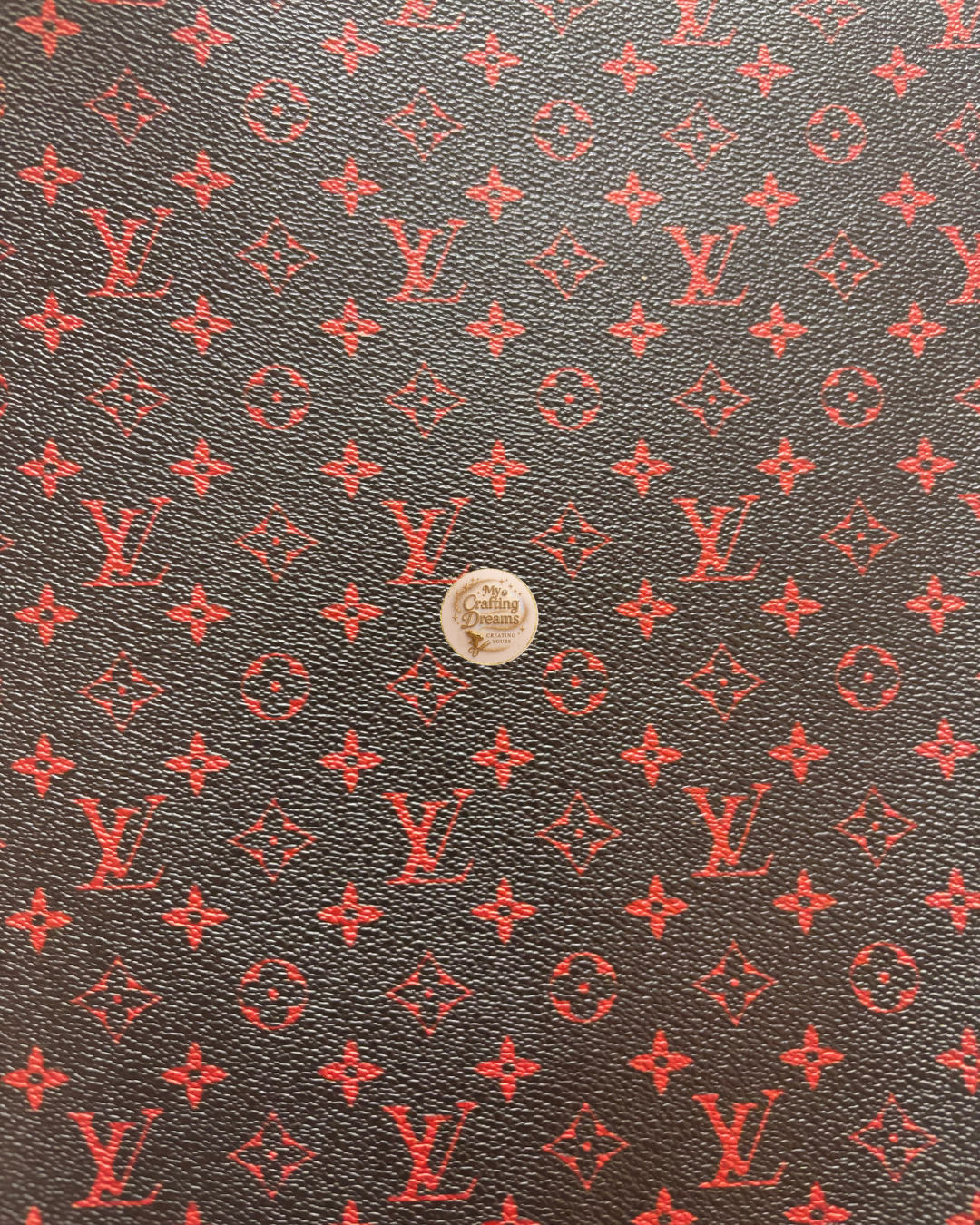 LV Inspired Faux Leather Sheets