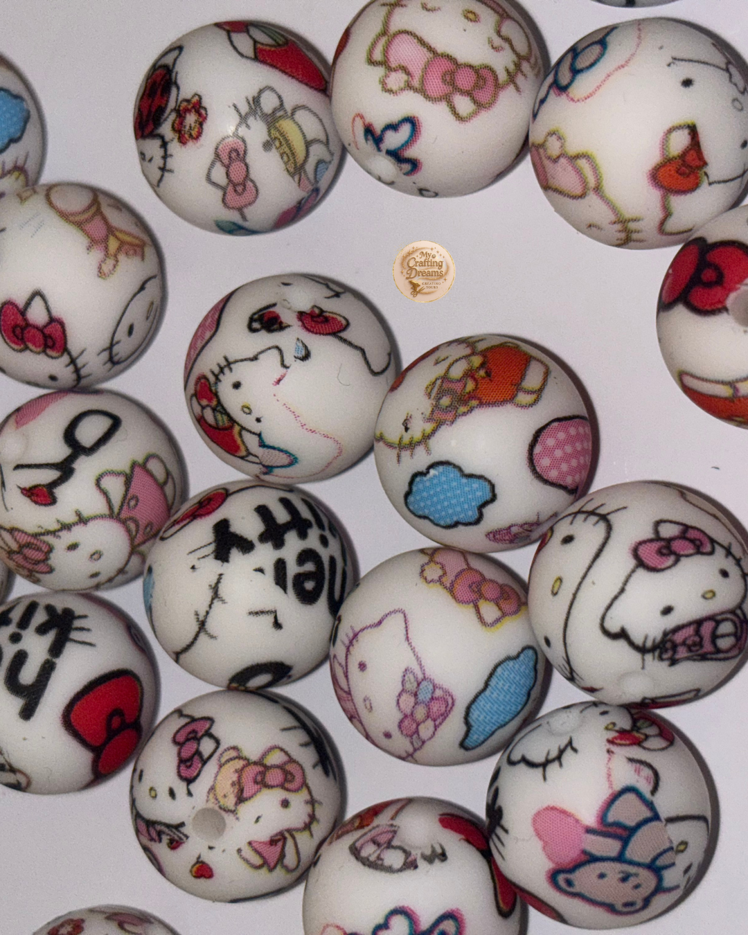 15mm Silicone Beads | Solid & Printed DIY Beads