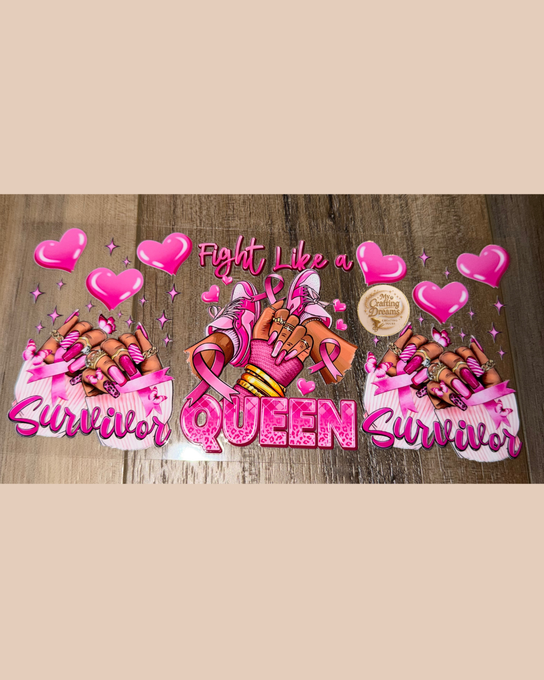 Breast Cancer Awareness UV DTF Transfers Buy 8 Get 2 FREE Mix & Match