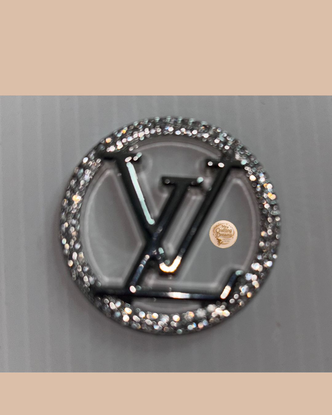LV Inspired Metal Charms