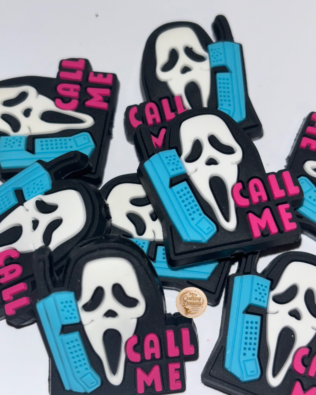 Horror-Themed Rubber Focal Beads – For the Spooky, Crafty & Slightly Unhinged