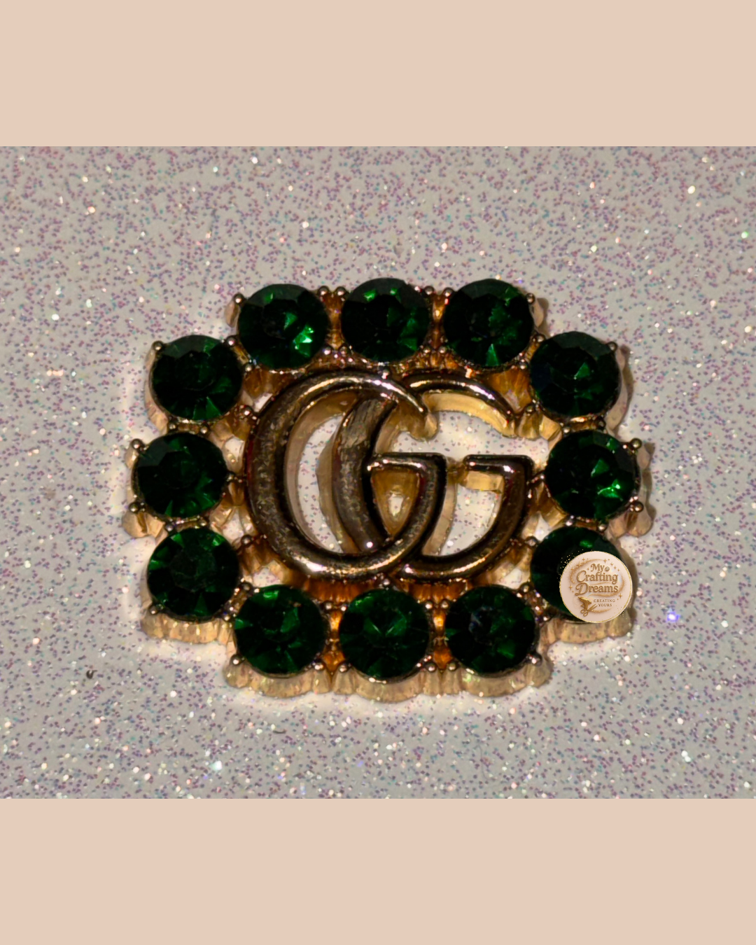 💚❤️ Gucci-Inspired Metal Charms (Flatback)