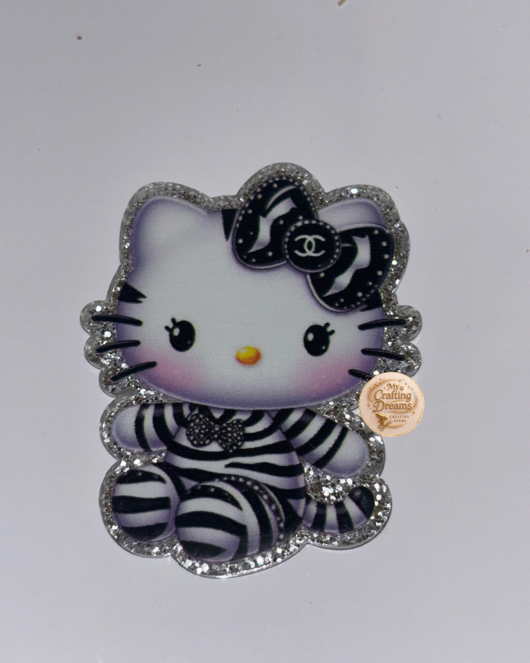 Character-Themed Glitter Acrylics