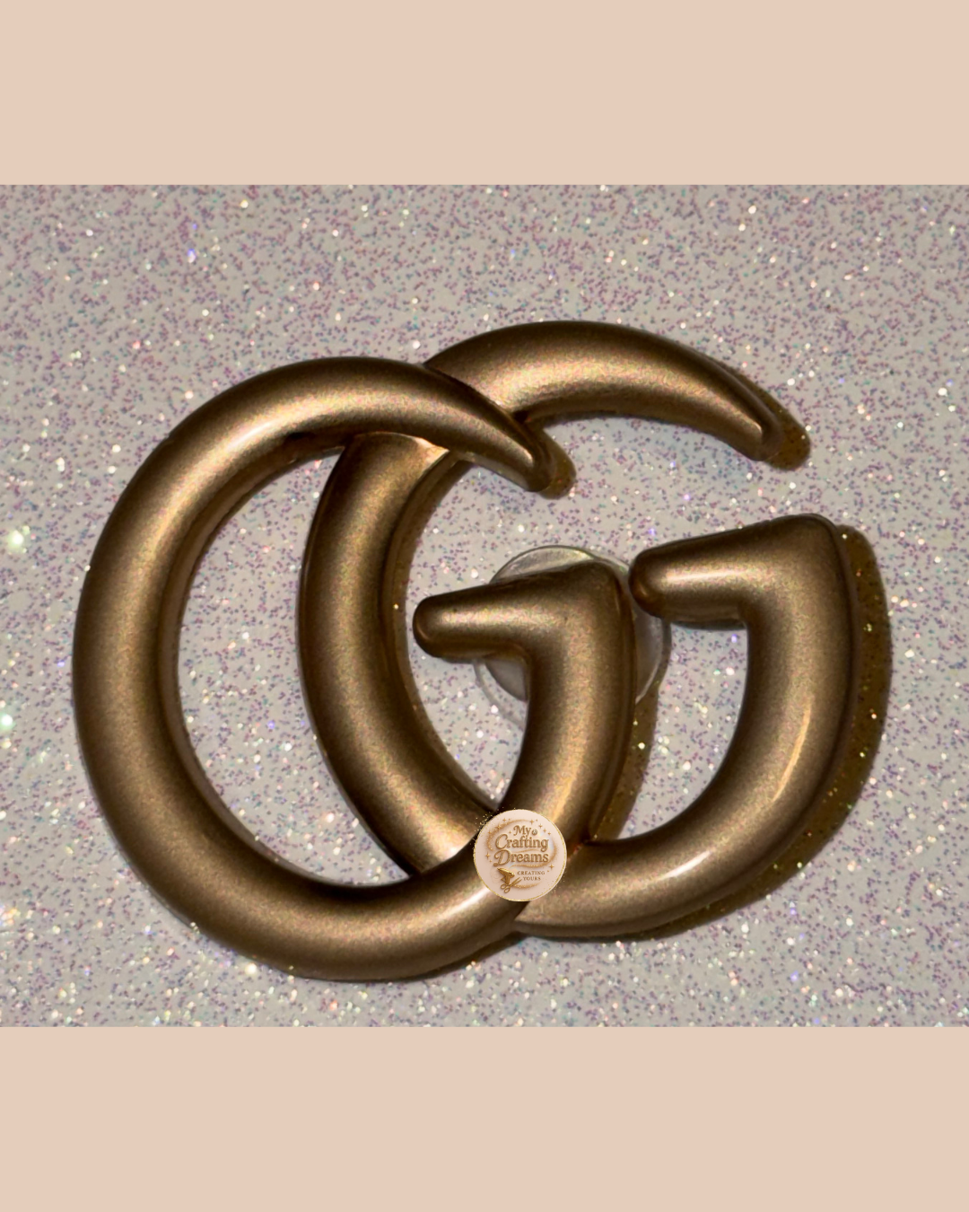 💚❤️ Gucci-Inspired Metal Charms (Flatback)