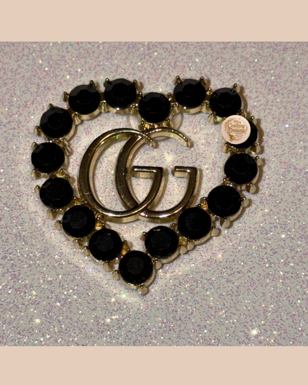 💚❤️ Gucci-Inspired Metal Charms (Flatback)