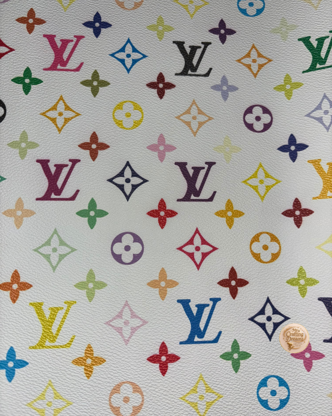 LV Inspired Faux Leather Sheets