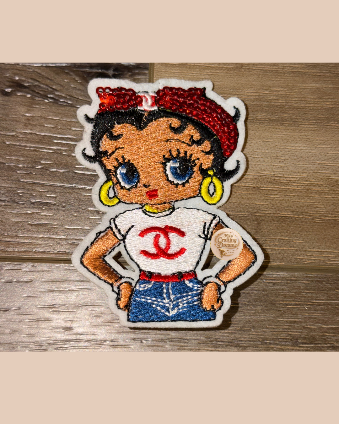 Chanel Inspired Iron On Patches