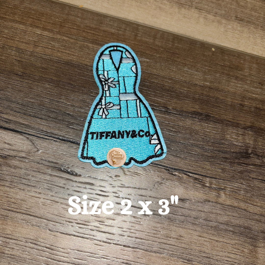 Tiffany & Co Inspired Iron on patches