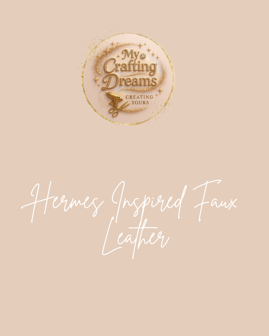Hermes Inspired Faux Leather