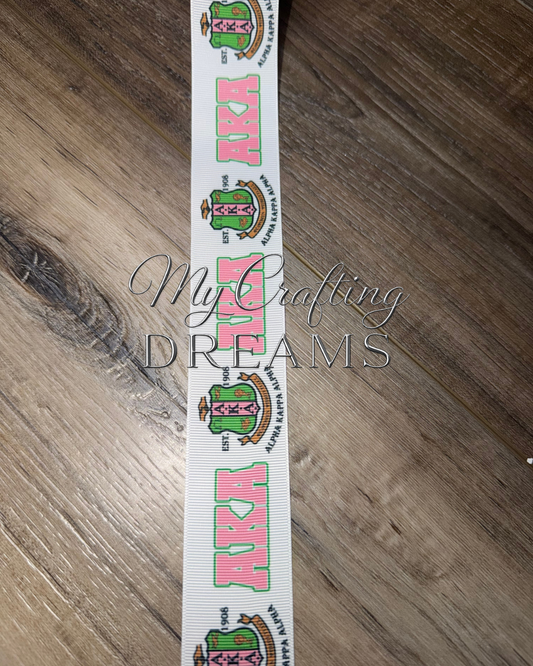 Sorority Ribbon Sold by The Yard