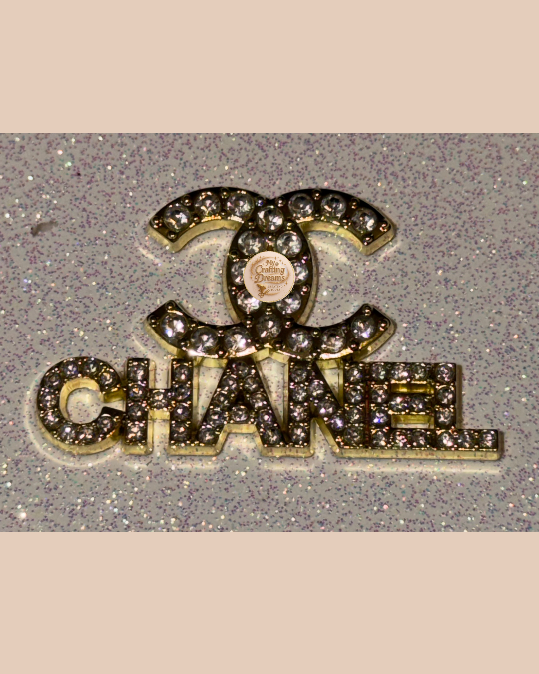 🖤 Chanel-Inspired Metal Charms (Flatback)