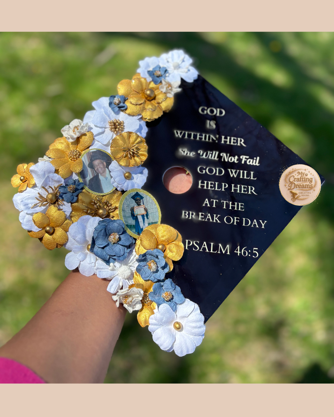 Custom Graduation Cap Topper **PLEASE READ THE DESCRIPTION**