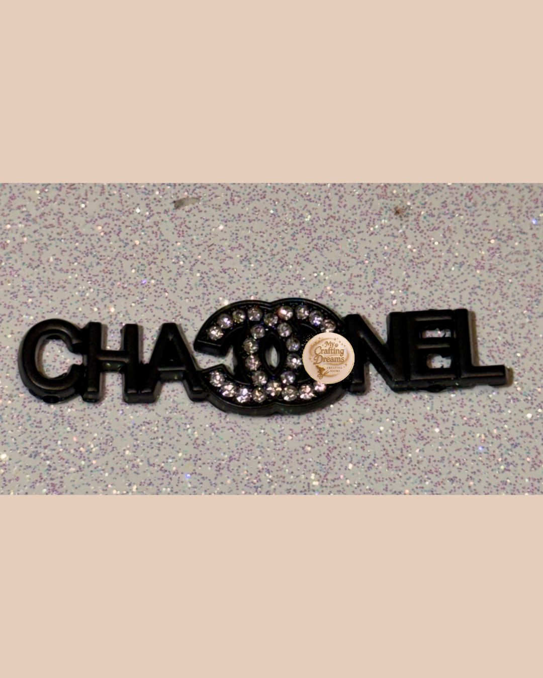 🖤 Chanel-Inspired Metal Charms (Flatback)