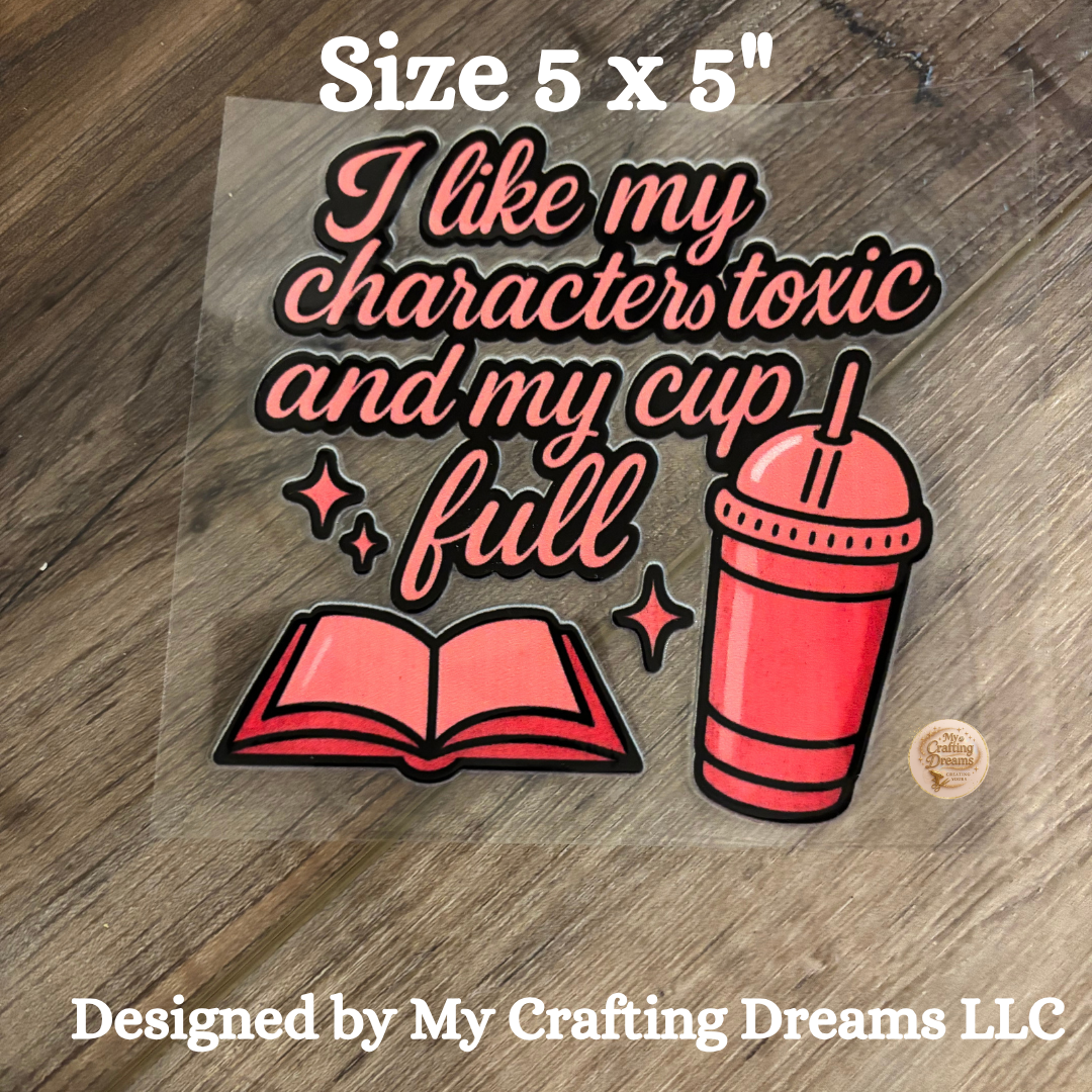 Book/Reading Theme UVDTF