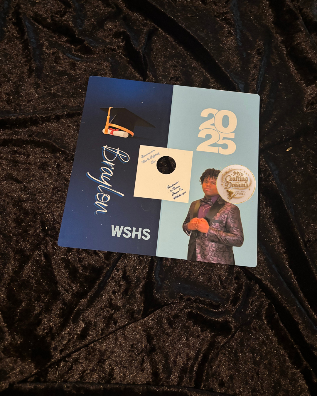 Custom Graduation Cap Topper **PLEASE READ THE DESCRIPTION**