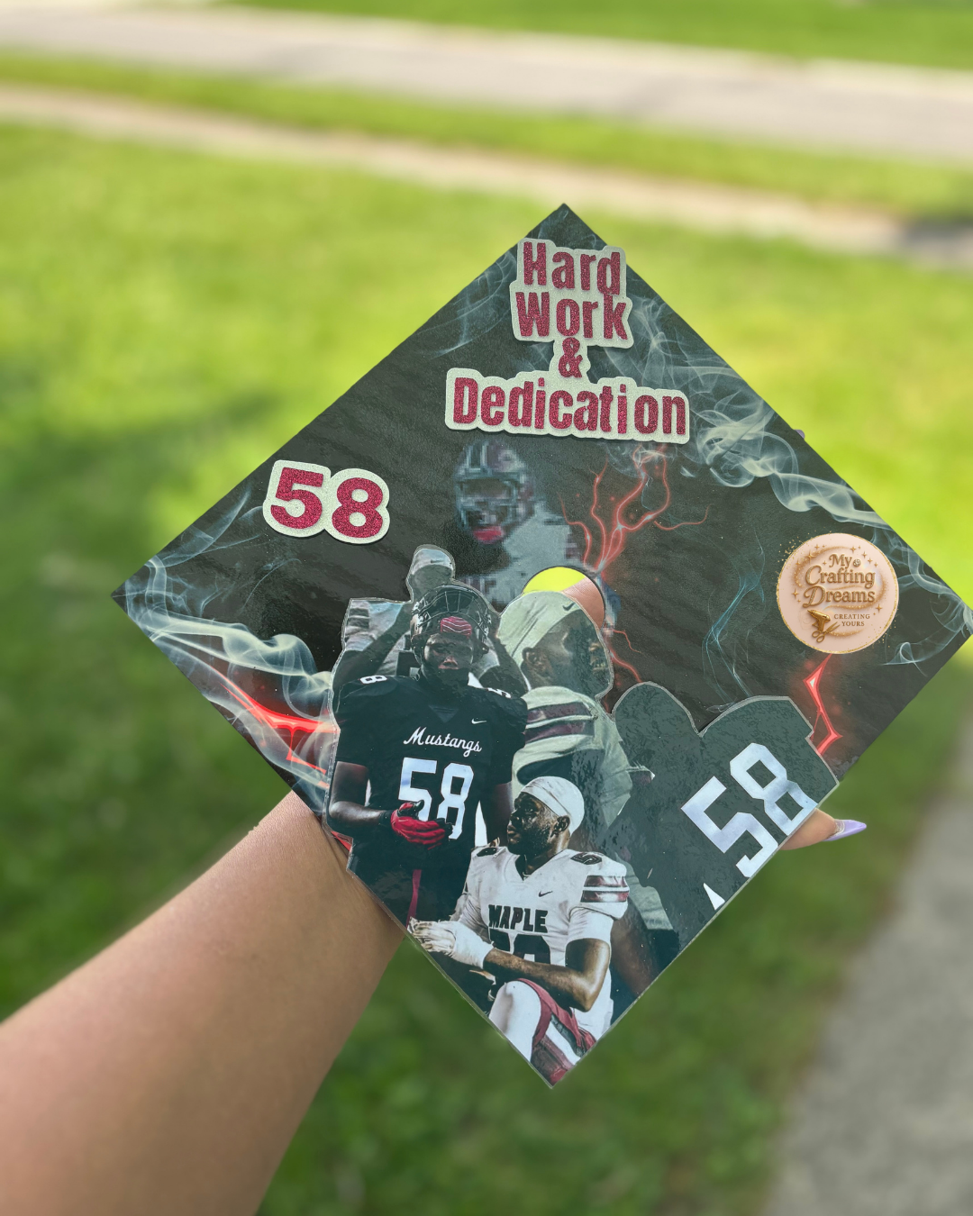 Custom Graduation Cap Topper **PLEASE READ THE DESCRIPTION**