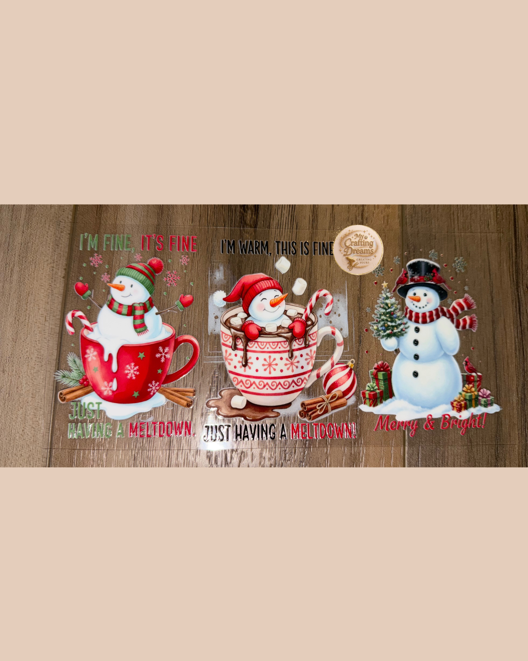 Christmas 🎄 Theme UVDTF Transfers Buy 8 Get 2 Free mix & match all designs