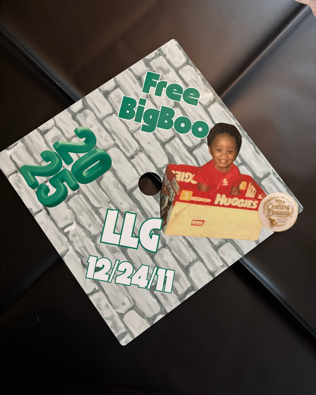 Custom Graduation Cap Topper **PLEASE READ THE DESCRIPTION**