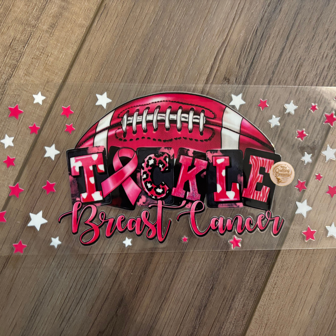 Breast Cancer Awareness UV DTF Transfers